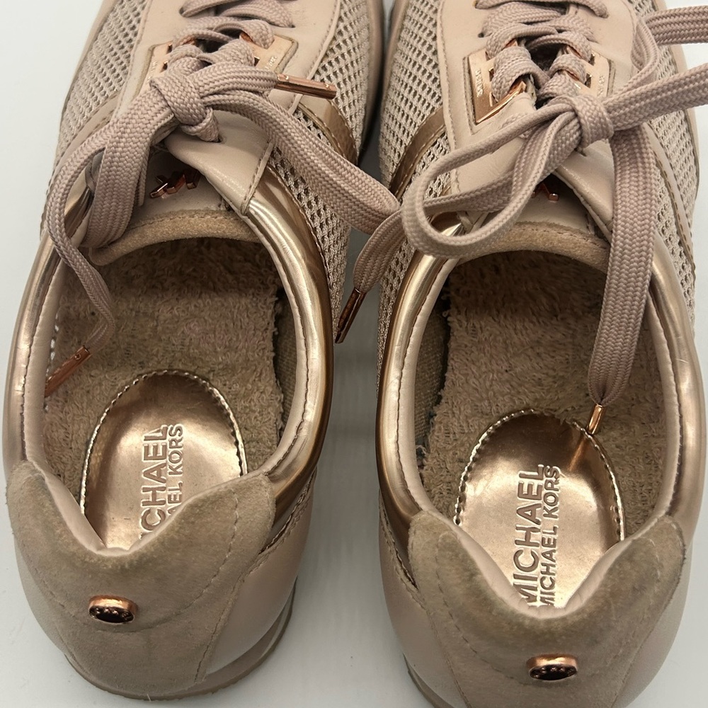 MICHAEL Michael Kors  Maggie Blush Pink Sneakers 8 - Picture 12 of 15